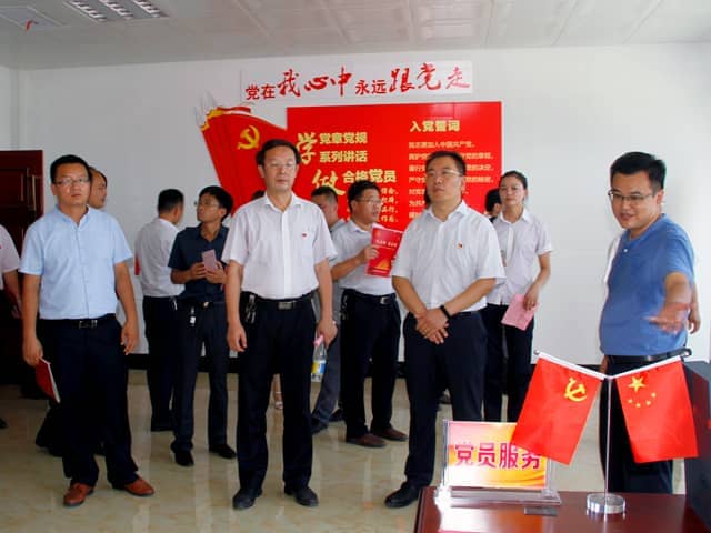 梁山縣委常委、組織部部長王建一行蒞臨天意機(jī)械調(diào)研