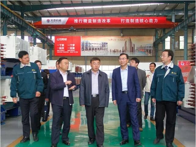 區(qū)委常委、區(qū)紀(jì)委書記、區(qū)監(jiān)委主任王慶峰調(diào)研天意機(jī)械